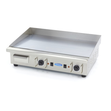 Plaque de cuisson - Chrome lisse - 73cm - avec bac de récupération - 400V - Maxima  au meilleur prix sur Restock CHR