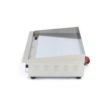 Plaque de cuisson - Chrome lisse - 73cm - avec bac de récupération - 400V - Maxima  au meilleur prix sur Restock CHR