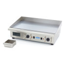 Plaque de cuisson - Chrome lisse - 73cm - avec bac de récupération - 400V - Maxima  au meilleur prix sur Restock CHR