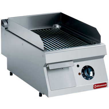 Plaque de cuisson électrique - rainurée - Diamond  au meilleur prix sur Restock CHR