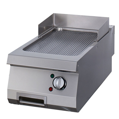 Plaque de cuisson Rainurée en chrome - Unité individuelle - Profondeur de 90cm - Électrique - Maxima  au meilleur prix sur Resto