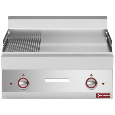 Plaque électrique de cuisson 2/3 lisse 1/3 rainurée - Diamond  au meilleur prix sur Restock CHR
