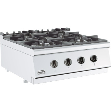 Cuisinière à gaz 4 bruleurs - Combisteel