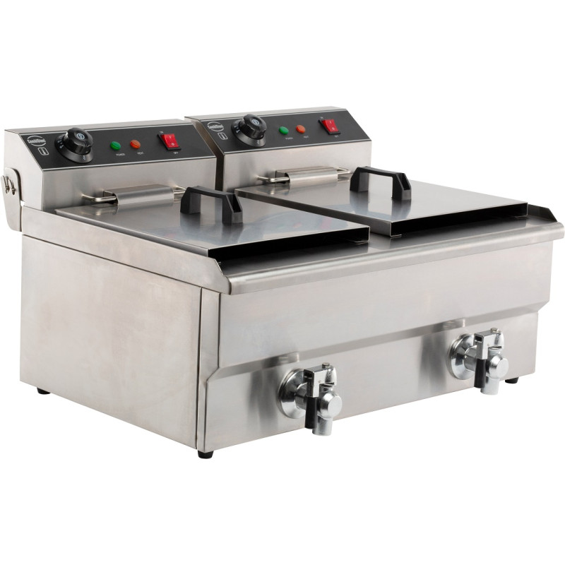 Friteuse posable électrique 2x8 litres - Combisteel