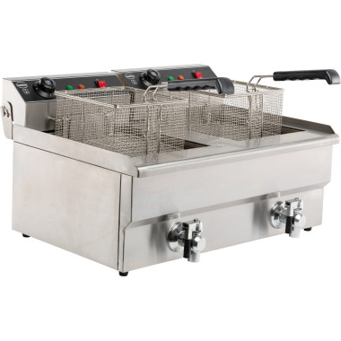 Friteuse posable électrique 2x8 litres - Combisteel