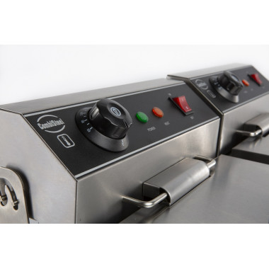 Friteuse posable électrique 2x8 litres - Combisteel