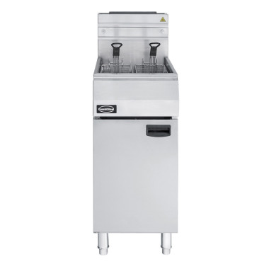 Friteuse à gaz - 21L - 24 kW - Combisteel