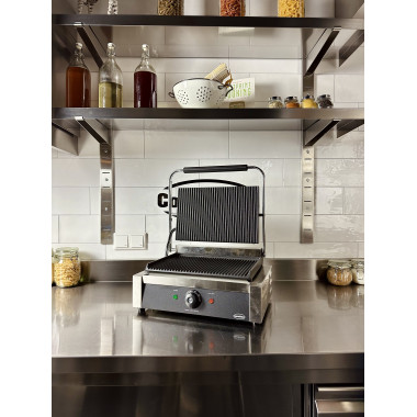 Grill de contact panini profondeur 410 mm - Combisteel