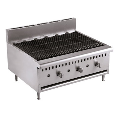 Grill pierre pierre lavique à gaz - Combisteel