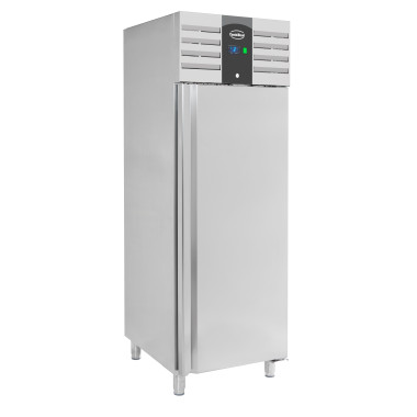 Réfrigérateur professionnel inox 1 porte 650L avec refroidissement renforcé - Combisteel