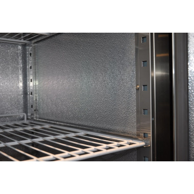 Armoire réfrigérée inox 600L - Réfrigérateur positif statique ventilé - Acier inoxydable 18/8 - Combisteel