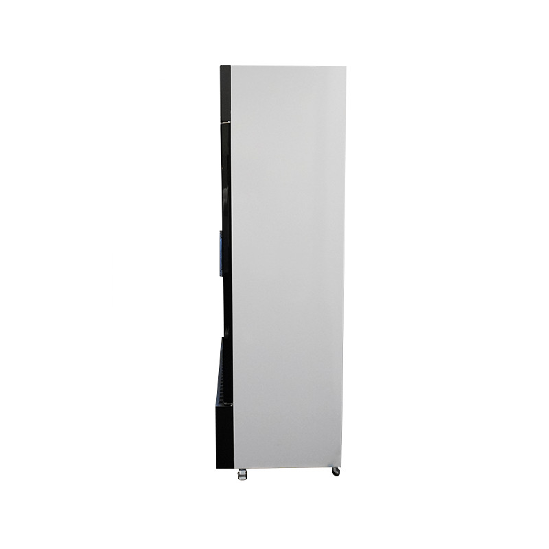 Réfrigérateur 3 portes en verre 1065L acier LED refroidissement statique 180kg - Combisteel