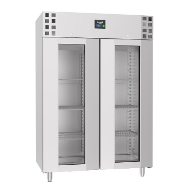 Réfrigérateur inox mono bloc 1400 L avec éclairage LED et refroidissement renforcé - Combisteel