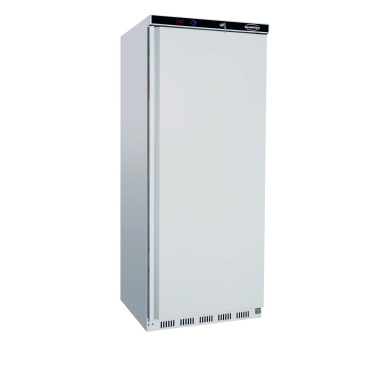Congélateur 1 porte 340L statique blanc acier verrouillable réversible - Combisteel