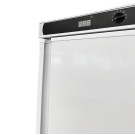 Congélateur 1 porte 340L statique blanc acier verrouillable réversible - Combisteel