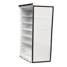 Congélateur 1 porte 340L statique blanc acier verrouillable réversible - Combisteel
