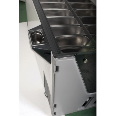 Vitrine à crème glacée 16 x 5 litres - Combisteel