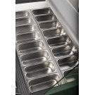 Vitrine à crème glacée 16 x 5 litres - Combisteel