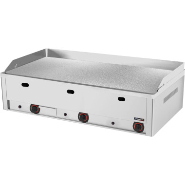 Plaque à snacker gaz - Chrome texturé - 90cm - 12000W - Casselin  au meilleur prix sur Restock CHR