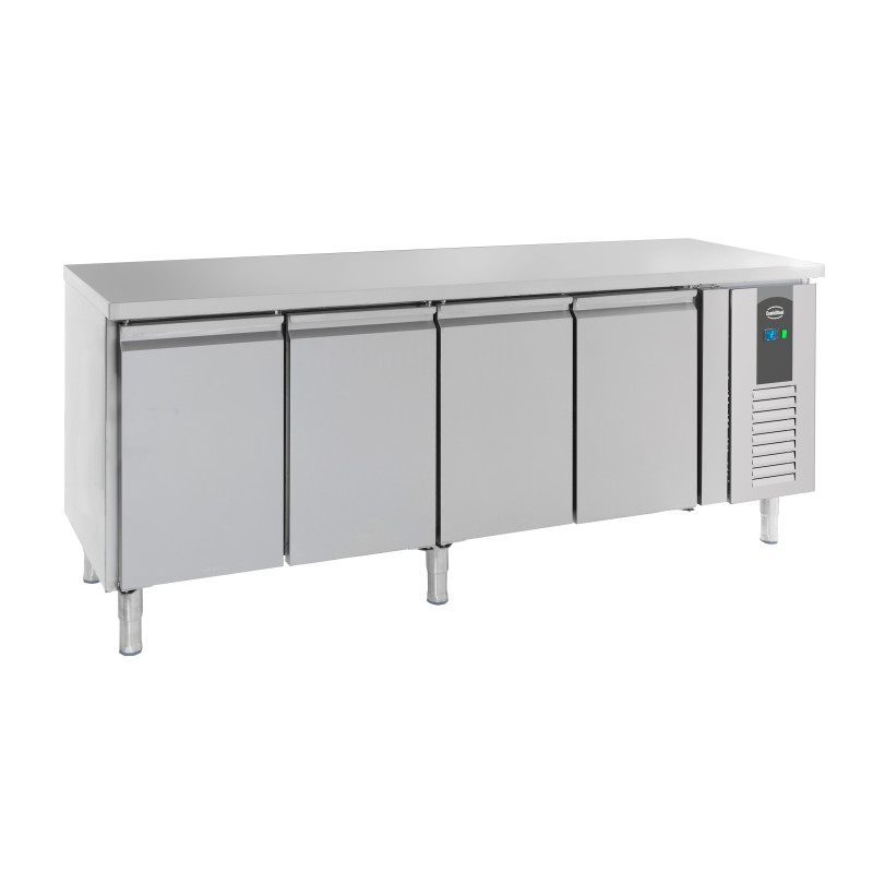 Table réfrigérée inox 4 portes - Combisteel
