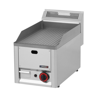 Plaque à snacker gaz - Fonte rainurée - 33cm - 4000W - Casselin  au meilleur prix sur Restock CHR