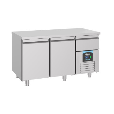 Table réfrigérée 2 portes inox - Combisteel
