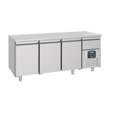 Table réfrigérée 3 portes inox - Combisteel