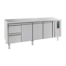 Table réfrigérée inox 3 portes et 2 tiroirs - Combisteel