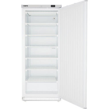 Congélateur blanc 534L - 6 étagères - Contrôle numérique - Réversible - R290 - Dimensions compactes - Saro