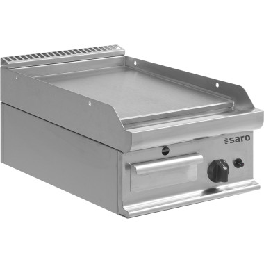 Plancha à Gaz - Table - Plaque Lisse - 395x530 mm - 270°C - 6 kW - E7/KTG1BBL - Saro  au meilleur prix sur Restock CHR