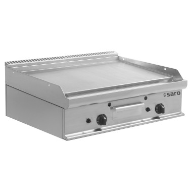 Plancha à Gaz - Table - 2 Zones - Lisse - 795x530 mm - 270°C - 12 kW - E7/KTG2BBL - Saro  au meilleur prix sur Restock CHR