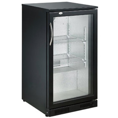 Arrière bar réfrigéré noir 1 porte - Combisteel