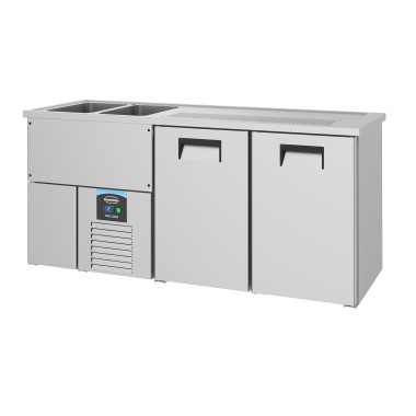 Refroidisseur de bière inox 2 portes - Combisteel