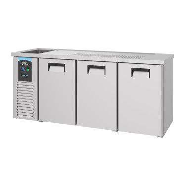 Refroidisseur de bière inox 3 portes - Combisteel