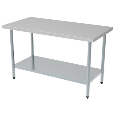 Table de travail étagère inox - Combisteel