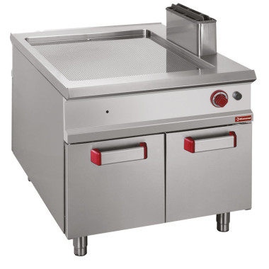 Plaque de cuisson rainurée gaz - GN2/1 - Diamond  au meilleur prix sur Restock CHR