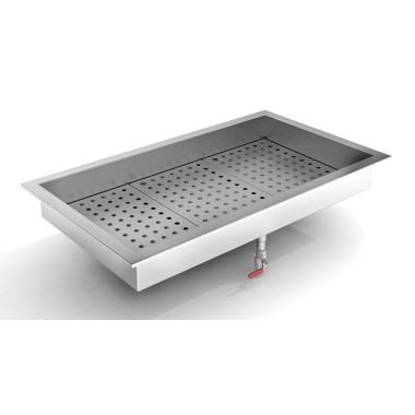 Bac à glace pilée intégré 3/1 GN - Combisteel