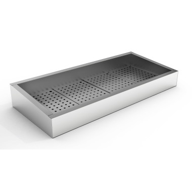 Bac à glace pilée incliné 4/1 GN - Combisteel