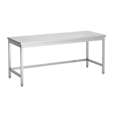 Plan de travail ouvert dessous 1100mm - Combisteel