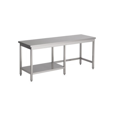 Plan de travail 1/2 étagère 2800x600mm - Combisteel
