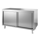 Meuble bas avec portes coulissantes 1500x600x850 mm - Combisteel