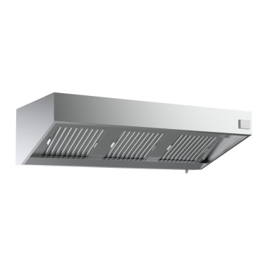 Hotte murale inox complète 1000 - Combisteel