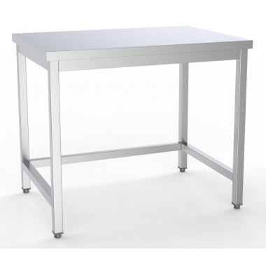 Plan de travail ouvert inox - Combisteel