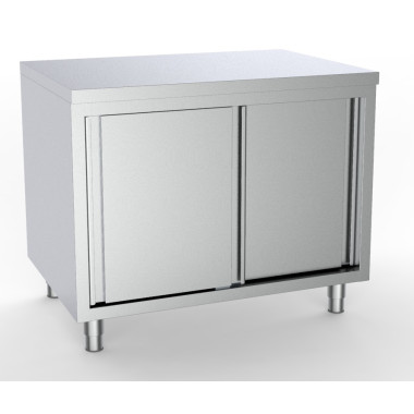 Plan de travail portes coulissantes - Combisteel