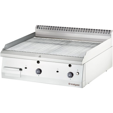 Plancha amovible rainurée à gaz - Stalgast  au meilleur prix sur Restock CHR