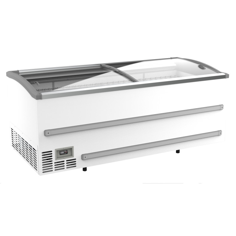 Congélateur bahut pour supermarché blanc - Combisteel