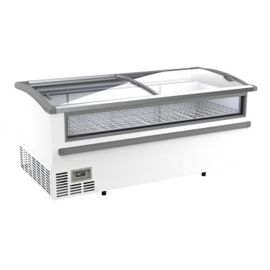 Congélateur bahut pour supermarché blanc 2125 - Combisteel