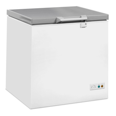Congélateur bahut couvercle en inox 202 l - Combisteel