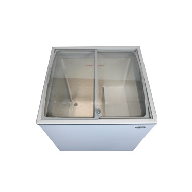 Congélateur bahut couvercle en verre 198 l - Combisteel