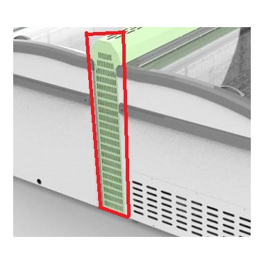 Connexion pour Congélateur bahut côté blanc pour îlot sans élément de la tête - Combisteel